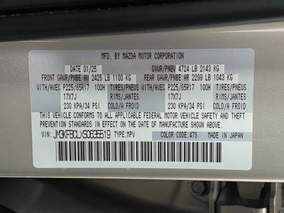 2025 Mazda Mazda CX-5 2.5 S Preferred Package AWD