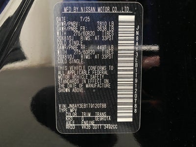 2026 Nissan Armada Platinum