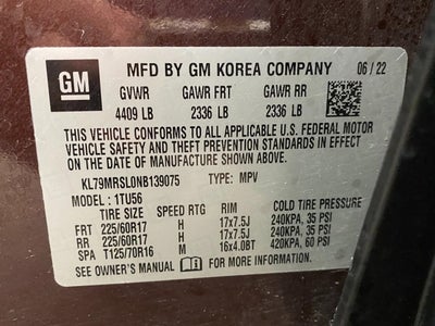 2022 Chevrolet Trailblazer AWD 4dr LT