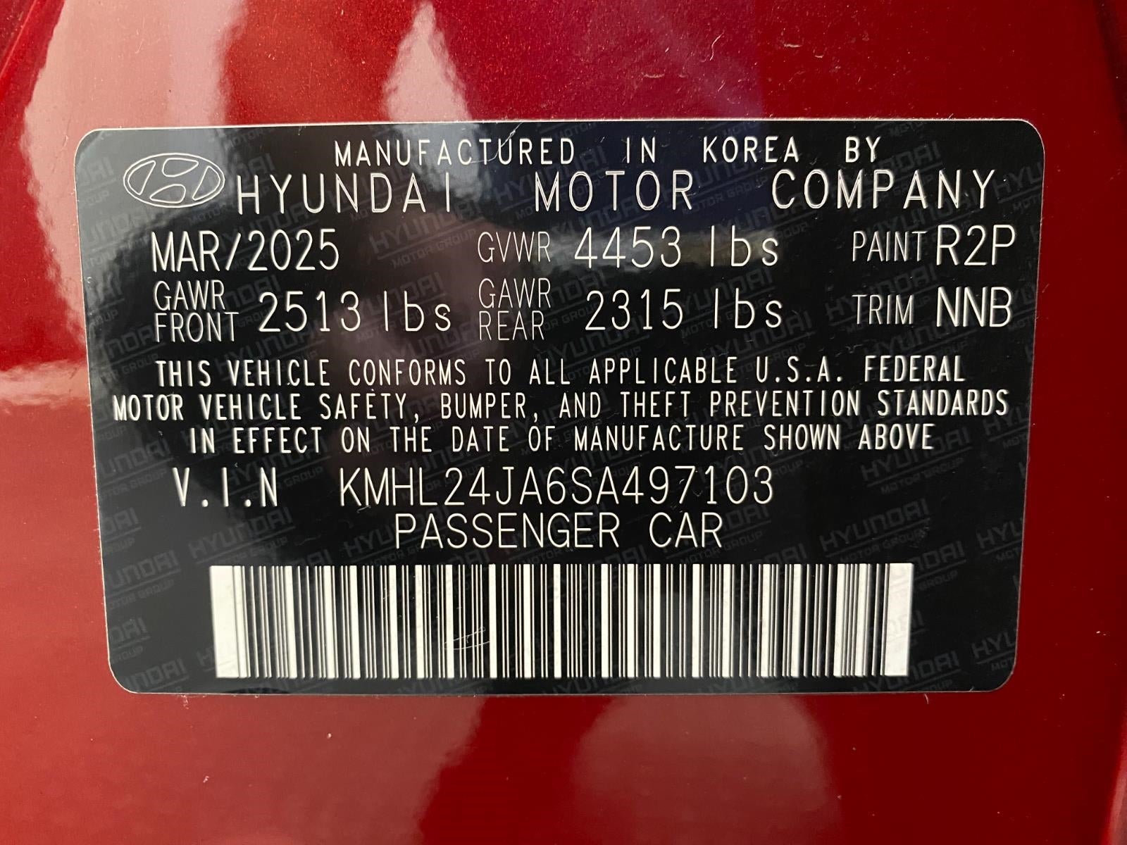 2025 Hyundai Sonata SE FWD