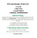 2018 Jeep Wrangler JK Sport 4x4