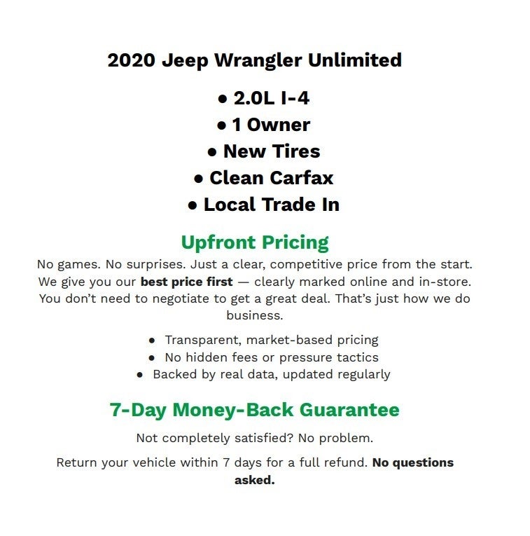 2020 Jeep Wrangler Unlimited Rubicon 4x4