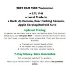 2022 RAM 1500 Classic Tradesman
