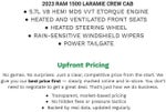 2023 RAM 1500 Laramie 4x4 Crew Cab 5'7 Box