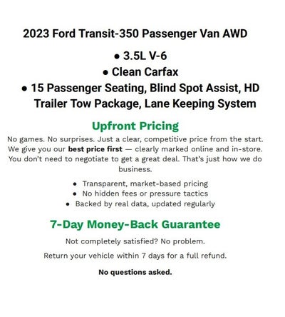 2023 Ford Transit-350 Passenger Van XLT