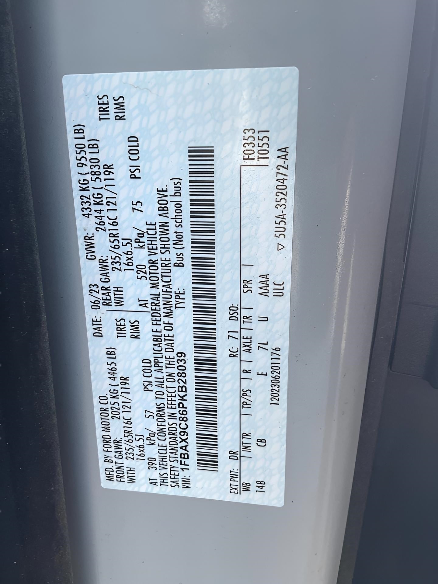 2023 Ford Transit-350 Passenger Van XLT