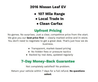 2016 Nissan LEAF SV