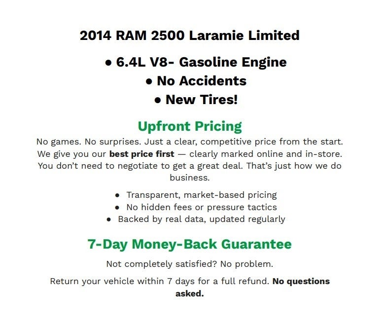 2014 RAM 2500 Longhorn Limited