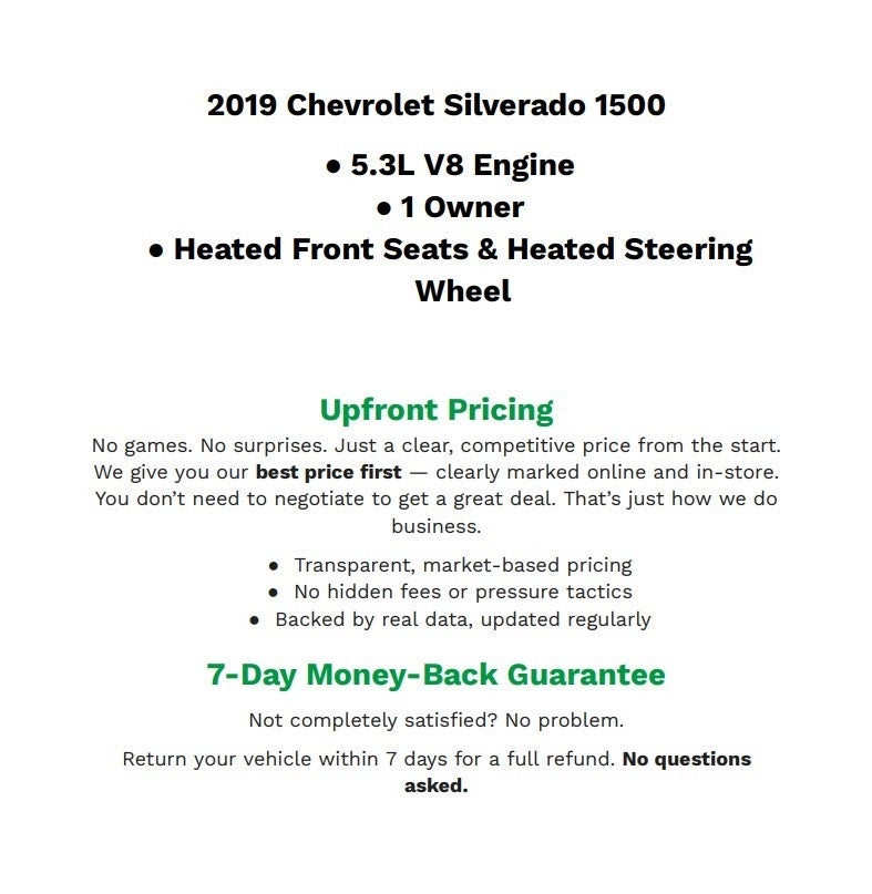 2019 Chevrolet Silverado 1500 LT