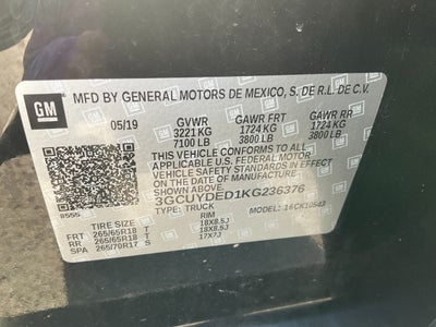 2019 Chevrolet Silverado 1500 LT