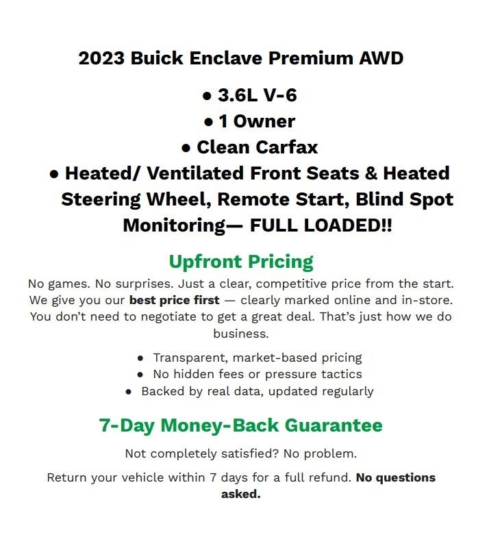 2023 Buick Enclave Premium AWD