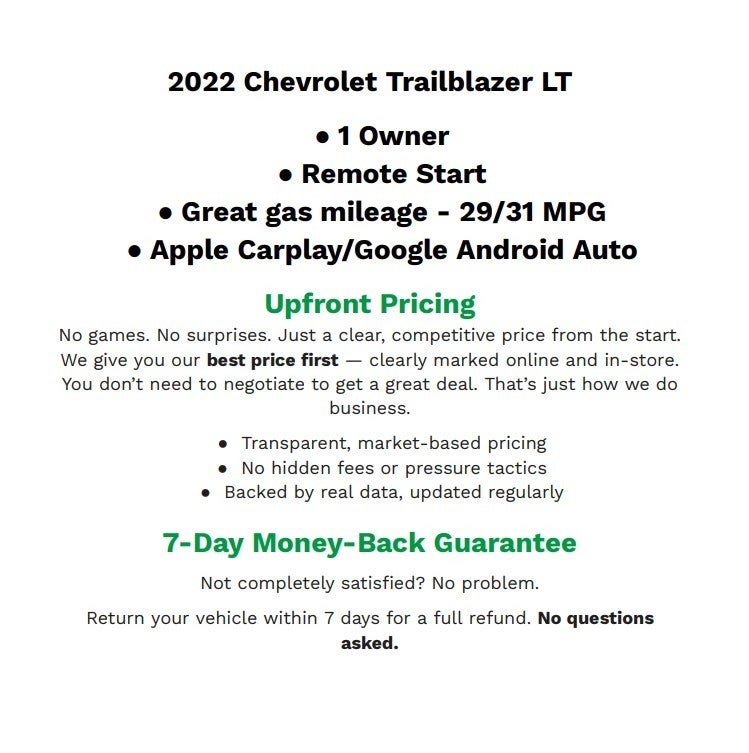 2022 Chevrolet Trailblazer FWD LT
