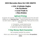 2022 Mercedes-Benz GLC 300 4MATIC® SUV