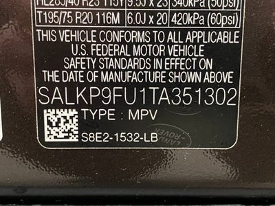 2026 Land Rover Range Rover P400 SE SWB