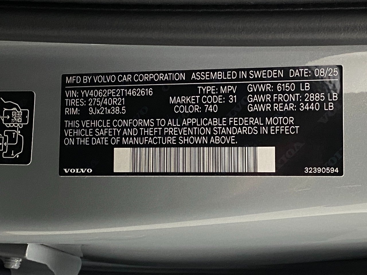 2026 Volvo XC90 B6 AWD Plus 7-Seater