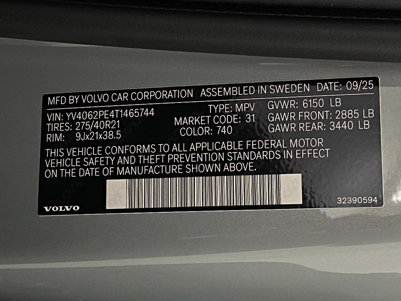 2026 Volvo XC90 B6 AWD Plus 7-Seater