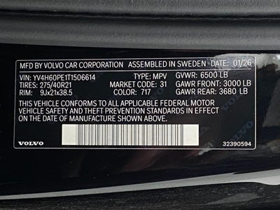 2026 Volvo XC90 Plug-In Hybrid T8 AWD Plus 7-Seater