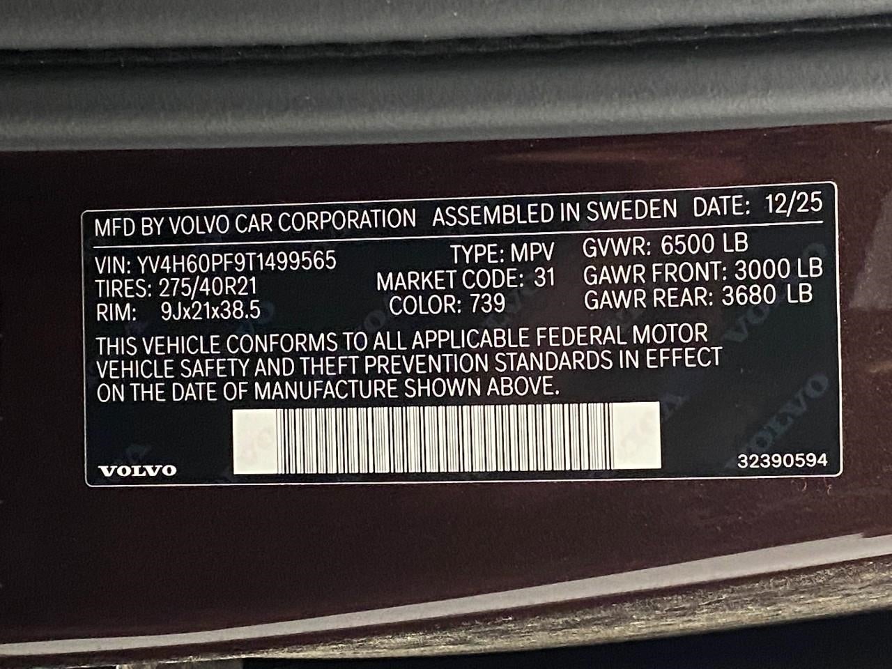 2026 Volvo XC90 Plug-In Hybrid T8 AWD Ultra 7-Seater