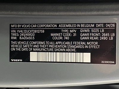 2026 Volvo XC40 B5 AWD Plus