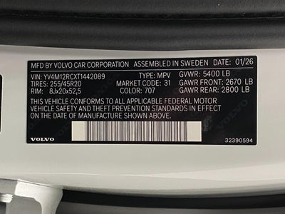 2026 Volvo XC60 B5 AWD Plus
