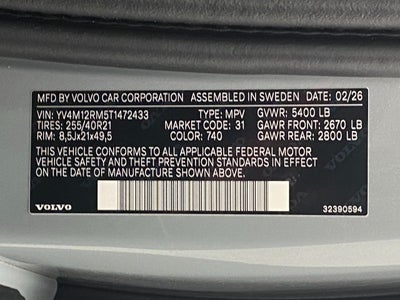 2026 Volvo XC60 B5 AWD Ultra