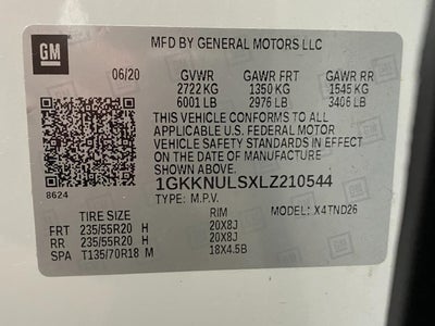 2020 GMC Acadia AWD 4dr SLT