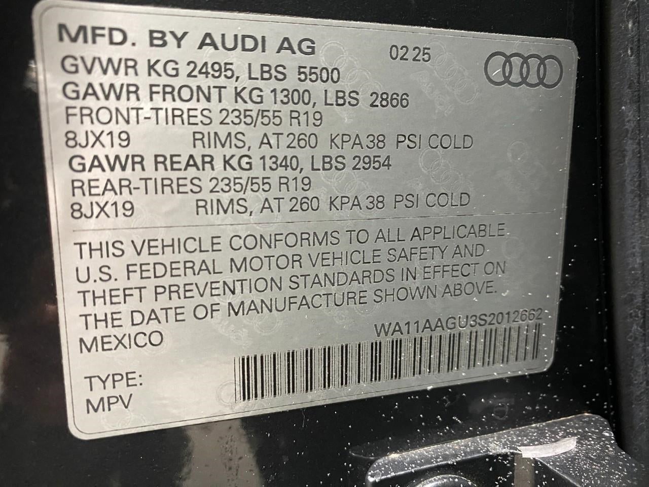 2025 Audi Q5 Premium 2.0 TFSI quattro