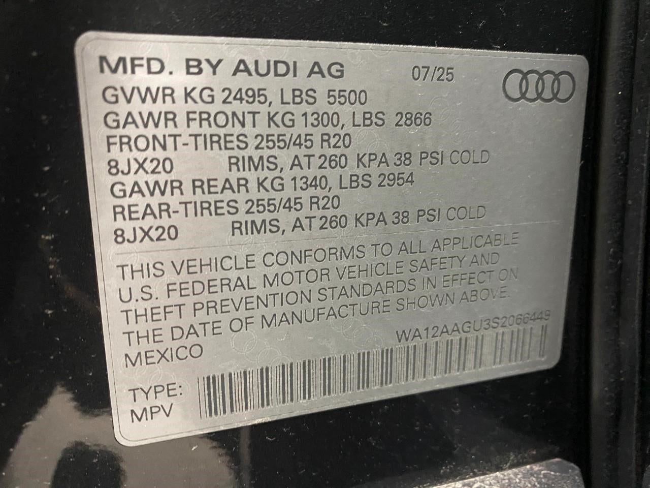 2025 Audi Q5 Premium Plus 2.0 TFSI quattro