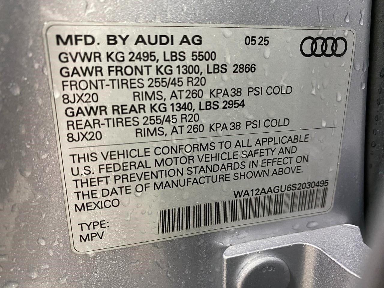 2025 Audi Q5 Premium Plus 2.0 TFSI quattro