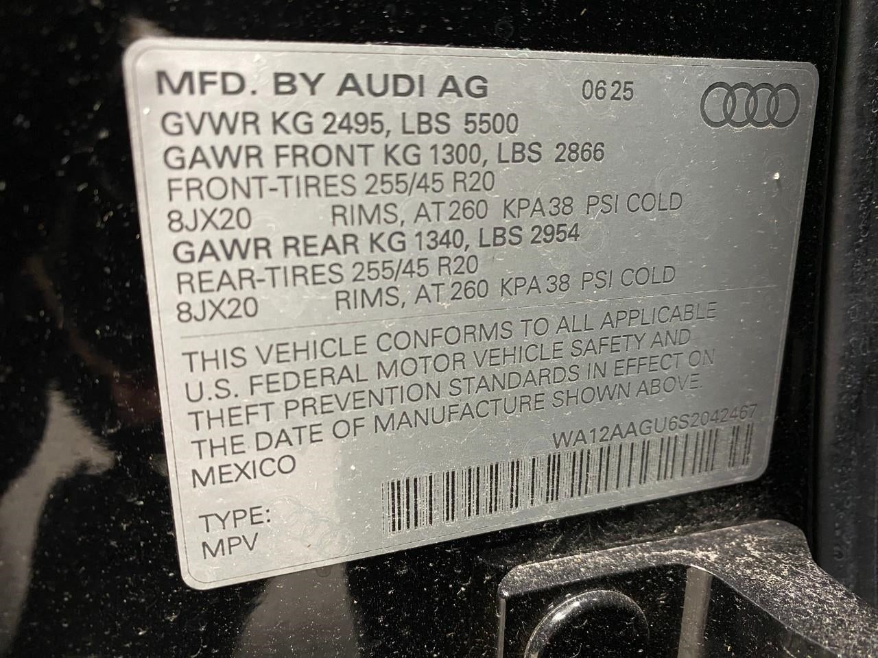 2025 Audi Q5 Premium Plus 2.0 TFSI quattro