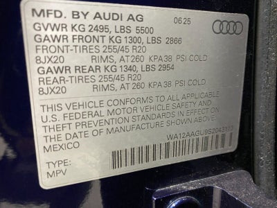 2025 Audi Q5 Premium Plus 2.0 TFSI quattro