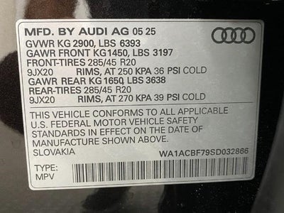 2025 Audi Q7 Premium 45 TFSI quattro