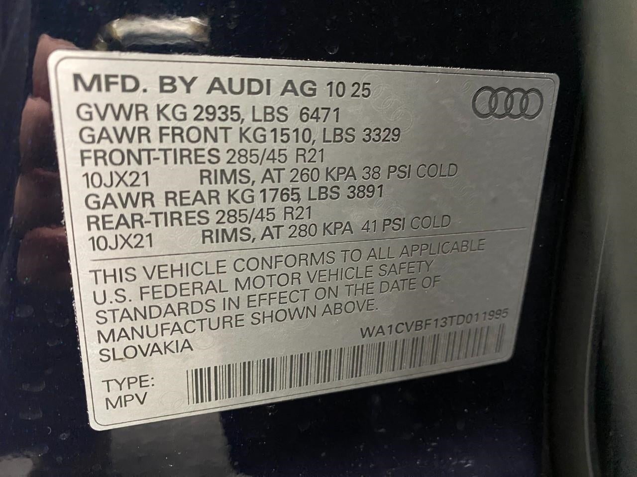 2026 Audi Q8 Prestige quattro