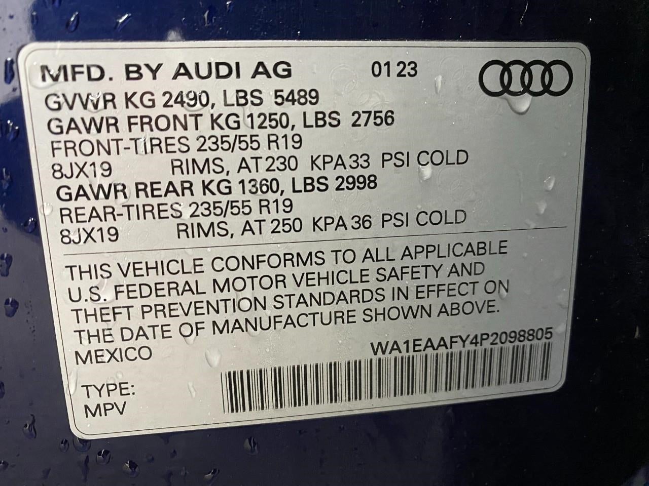 2023 Audi Q5 S line Premium Plus 45 TFSI quattro