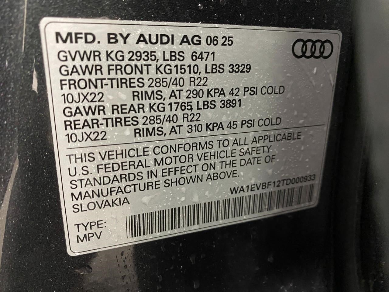 2026 Audi Q8 Premium Plus quattro