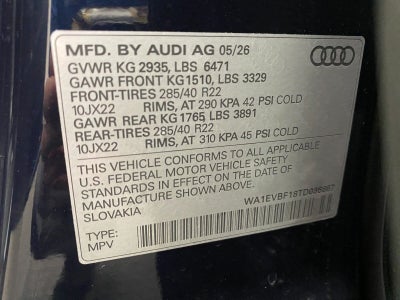 2026 Audi Q8 Premium Plus quattro