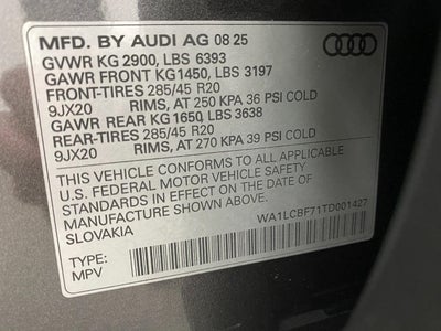 2026 Audi Q7 Premium Plus 45 quattro
