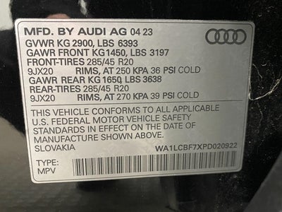 2023 Audi Q7 Premium Plus 45 TFSI quattro