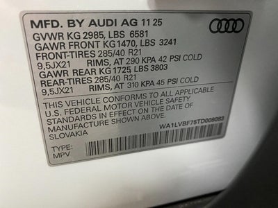 2026 Audi Q7 Premium Plus 55 quattro