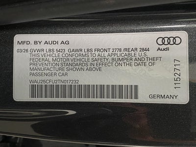 2026 Audi S5 Premium Plus 3.0 TFSI quattro