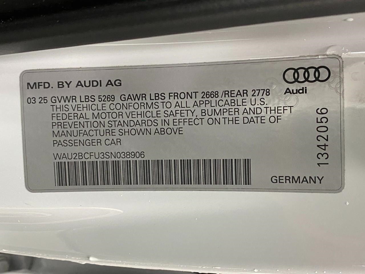 2025 Audi A5 Premium Plus 2.0 TFSI quattro