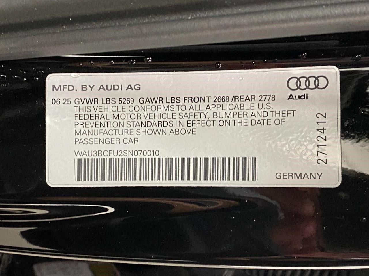 2025 Audi A5 Prestige 2.0 TFSI quattro