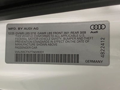 2026 Audi A6 Sedan Premium Plus quattro