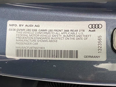 2026 Audi A5 Premium Plus 2.0 TFSI quattro