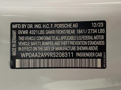 2024 Porsche 911 Carrera