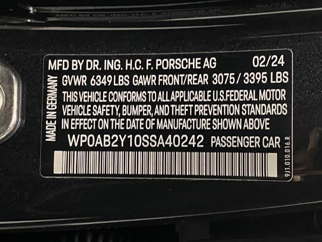 2025 Porsche Taycan 4S