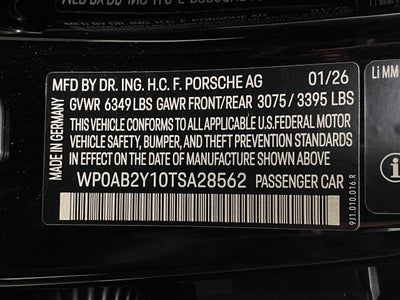 2026 Porsche Taycan 4S