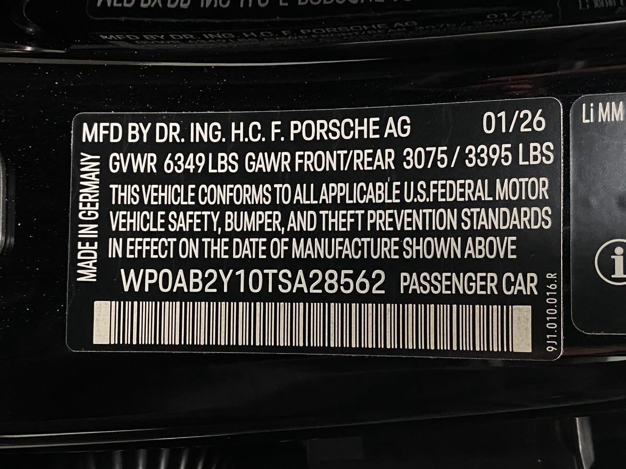 2026 Porsche Taycan 4S