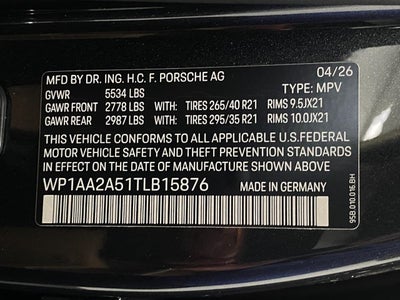 2026 Porsche Macan AWD