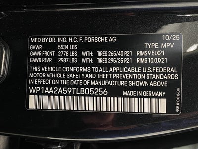 2026 Porsche Macan AWD